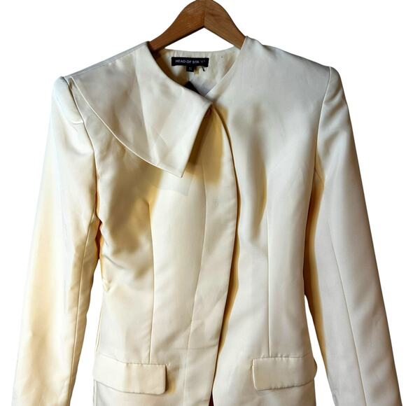 Head of State New Women's Lola Back Cutout Blazer Jacket Size Small Made in USA - Picture 5 of 11